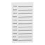 Single eyelash extension storage shelf with details