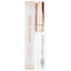 Product packaging next to product bottle. Both items read Keratin Boost. Box is white with soft rose god coloring. Bottle is clear with shiny rose gold cap.